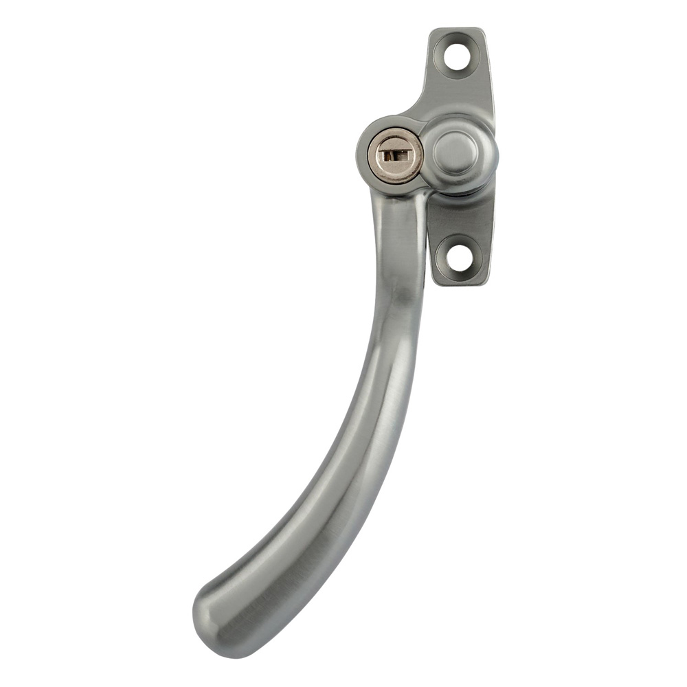 Timber Series Tear Drop Espag Window Handle (Key Locking) - (Left Hand) - Hardex Graphite